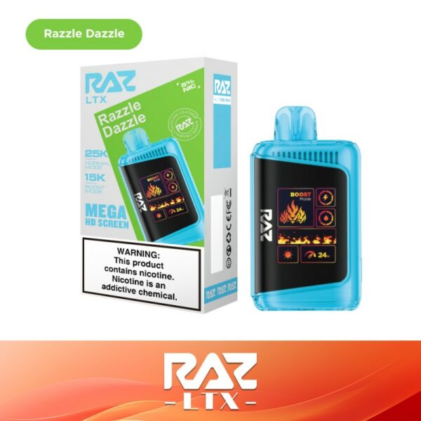 RAZ LTX25000 - Vape Disposable - 25000 Puffs - 5ct Display