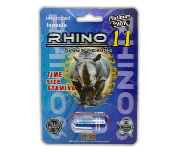 Rhino 11 - Platinum 200k - 1ct Capsule - 24ct Display - Image 2