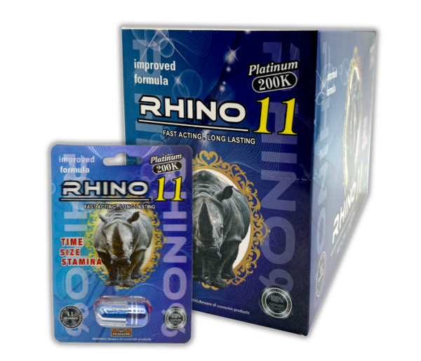 Rhino 11 - Platinum 200k - 1ct Capsule - 24ct Display