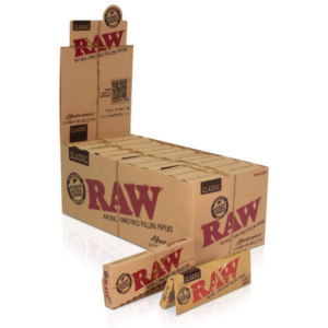 RAW Classic Masterpiece Papers + Pre-rolled Tips - 24ct Display