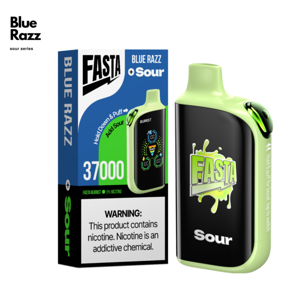 FASTA Burrst V2 - Sour Series - Vape Disposable - 37000 Puffs - 5ct Display