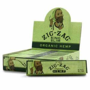 Zig-Zag - Organic Hemp Rolling Papers - King Slim - 24ct Display
